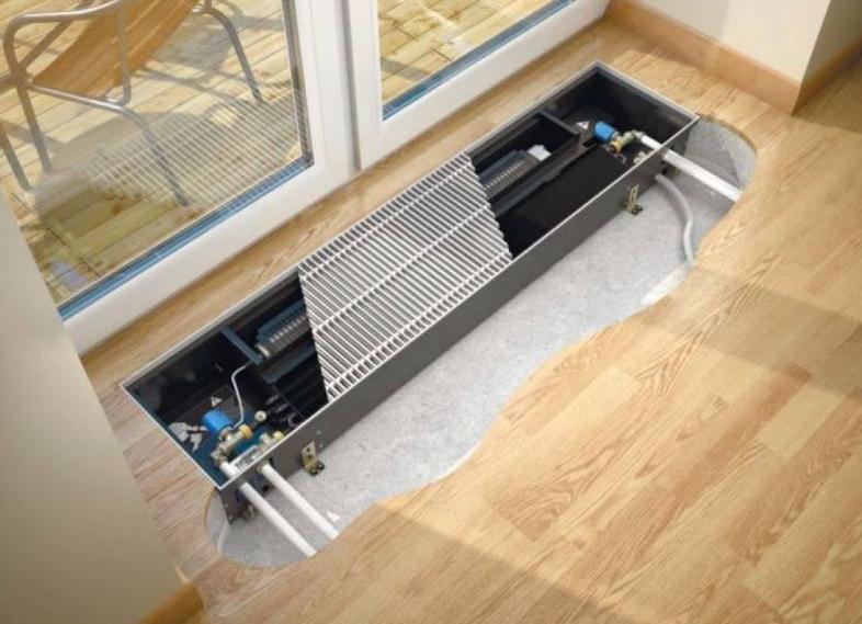 Внутрипольные конвекторы: тепло, которое не портит интерьер.