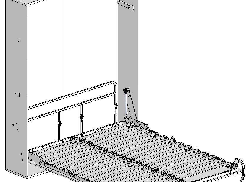 Откидная кровать горизонтальная: механизмы трансформации и готовые решения