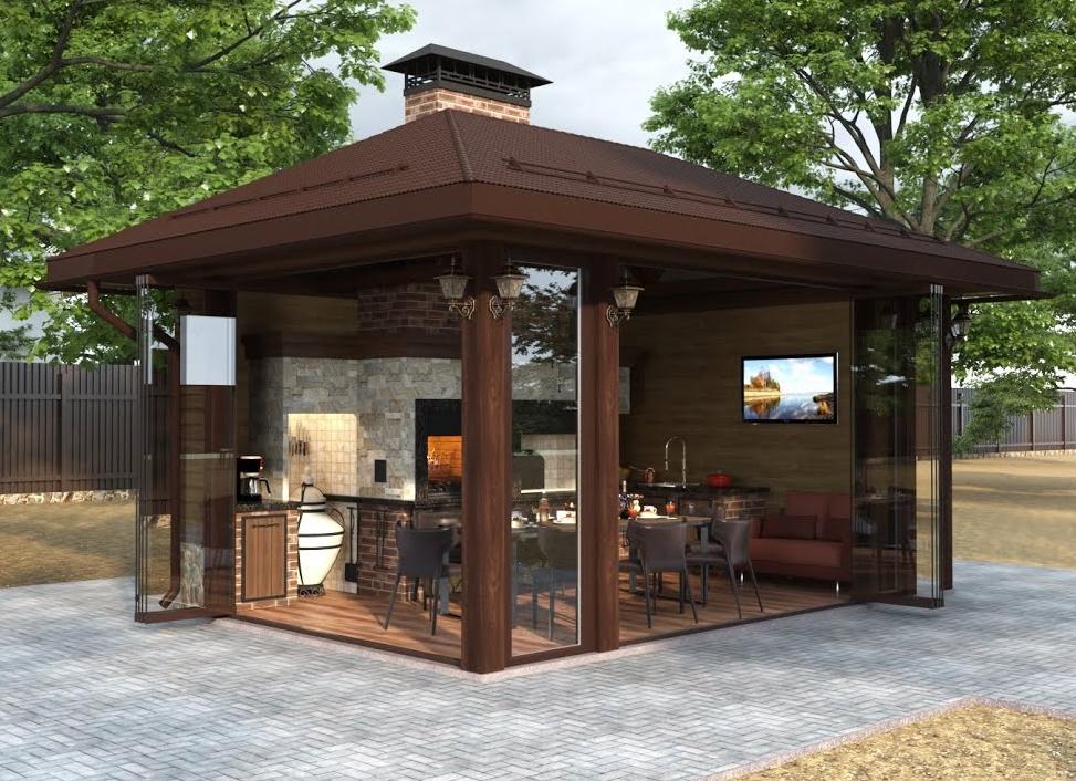 Мой дом из бруса.</p>
<p>Беседка. Мангал. Сарай. Летняя веранда.</p>
<p>И ещё много интересного в одном месте.