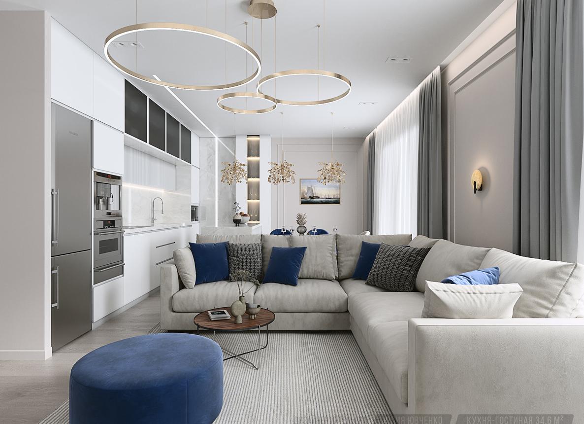 Современная кухня-гостиная. 10 рекомендаций по дизайну (+эл.</p>
<p>книга)