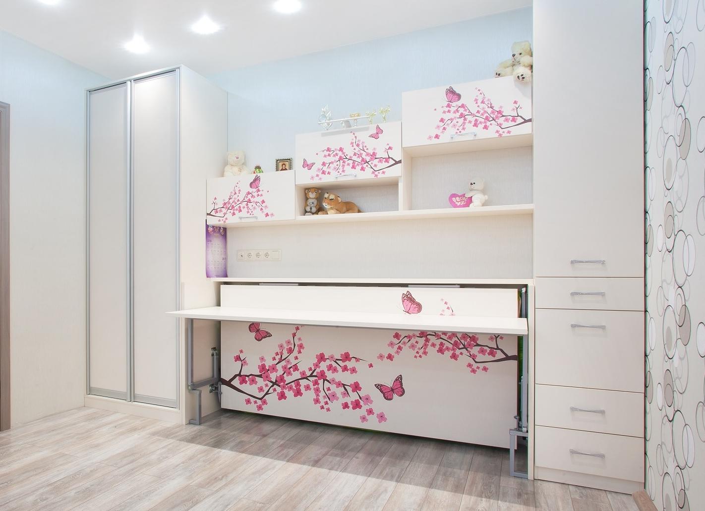 Кровать-трансформер с рабочим местом: плюсы, виды механизмов